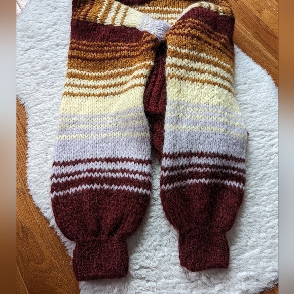 Zara wool alpaca blend striped knit sweater small - Picture 6 of 13